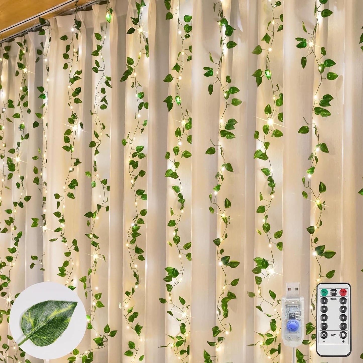 Vine Curtain Lights