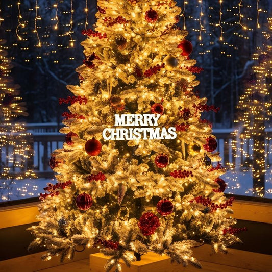 SUDDUS Indoor String Lights with Remote, Plug-in Warm White Fairy Lights with Timer & 8 Modes, Dimmable Waterproof Twinkle Lights for Bedroom, Tree, Patio, Garden, Party